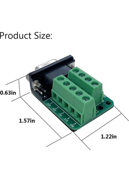 10PCS Db9 Lehimsiz Konektör, RS232 D-Sub Seri 2 Satır 9 Pin Piriş Portu Terminal Adaptörü Kesme Kartı Somunlu (Yurt Dışından) indirimleri