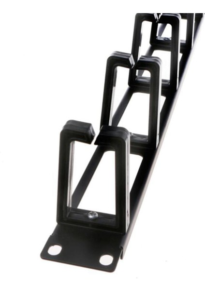 5x 19 Inç 1u Raf Dolapları Kablo Yönetim Ağı Organizatör Içi Boş Metal Base Beş Yüzük Çıkarılabilir Tel Yöneticisi Çerçeve (Yurt Dışından) indirimleri