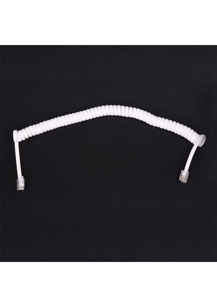 5 Adet 1.5m 4.9ft Beyaz Esnek Rj9 4P4C Ahize Telefon Buzlu Kablo Kablosu (Yurt Dışından) indirimleri