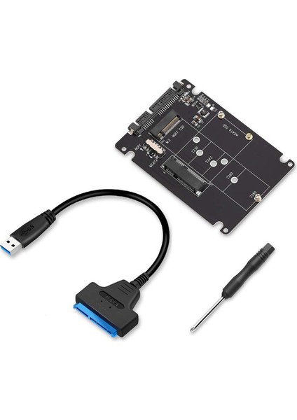 2x M.2 Ngff Veya Msata - Sata 3.0 Adaptörü USB 3.0 Ila 2.5 Sata Sabit Disk 2, 1 Dönüştürücü Okuyucu Kart Kablolu (Yurt Dışından) fiyatları