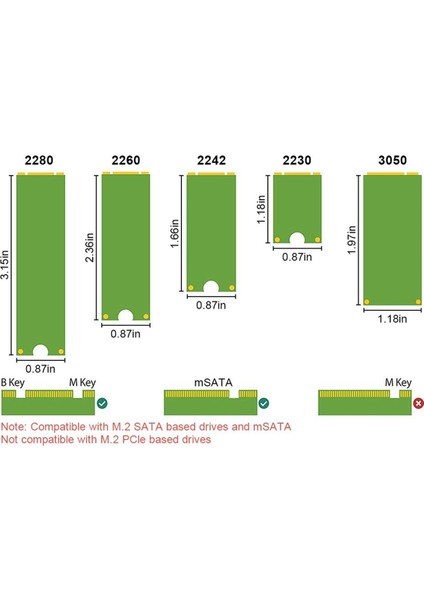 2x M.2 Ngff Veya Msata - Sata 3.0 Adaptörü USB 3.0 Ila 2.5 Sata Sabit Disk 2, 1 Dönüştürücü Okuyucu Kart Kablolu (Yurt Dışından) modelleri