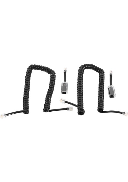Telefon Kablosu Detangler, 2 Paket Siyah Sarmal Telefon Telaş Kablosu / 1.1 Ft Sarmal (Yurt Dışından)
