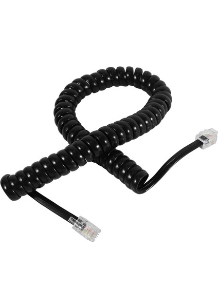 Telefon Kablosu Detangler, 2 Paket Siyah Sarmal Telefon Telaş Kablosu / 1.1 Ft Sarmal (Yurt Dışından) fırsatları