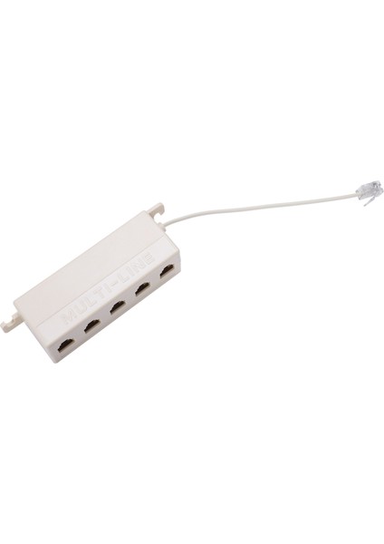 Bej RJ11 6P4C 5 Bağlantı Noktasına Erkek Fiş 6P2C Dişi Soket Telefon Hattı Ayırıcı Adaptörü &amp; RJ11 6P4C Telefon Kablo Kablosu (Yurt Dışından) fiyatları