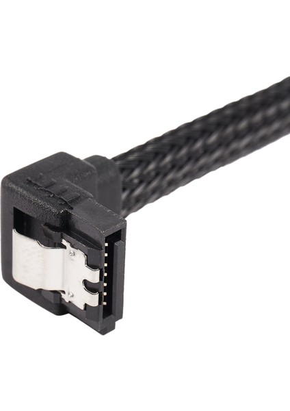 5x 50CM Sata 3.0 Iıı Sata3 7pın Veri Kablo Kablolu 6gb/s SSD Kablolar HDD Kablosu Naylonlu (Siyah) (Yurt Dışından) fırsatları