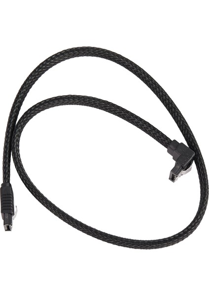 5x 50CM Sata 3.0 Iıı Sata3 7pın Veri Kablo Kablolu 6gb/s SSD Kablolar HDD Kablosu Naylonlu (Siyah) (Yurt Dışından) indirimleri