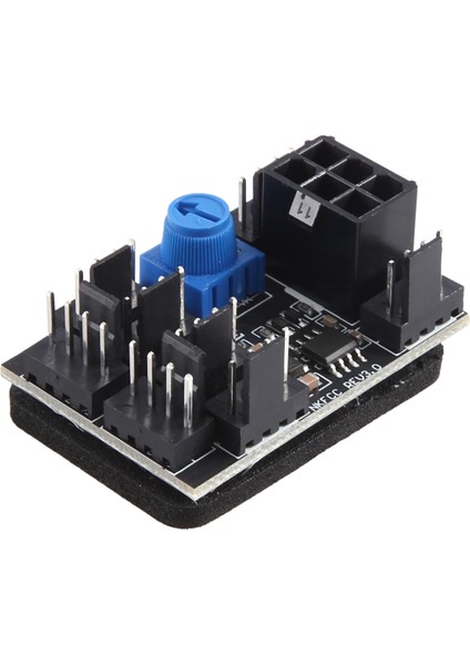3 Pimli 4 Pimli Fan Adaptörü Pwm Pc Kasası Soğutma Fanı Hub 8 Yollu Ayırıcı 6 Pimli Güç Portlu 12V Hız Kontrolörü (Yurt Dışından)