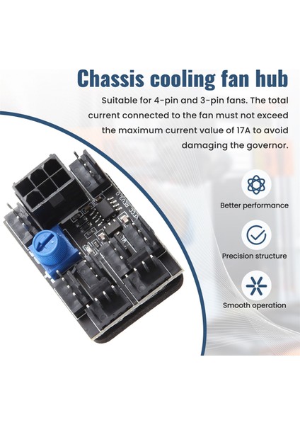 3 Pimli 4 Pimli Fan Adaptörü Pwm Pc Kasası Soğutma Fanı Hub 8 Yollu Ayırıcı 6 Pimli Güç Portlu 12V Hız Kontrolörü (Yurt Dışından) fırsatları