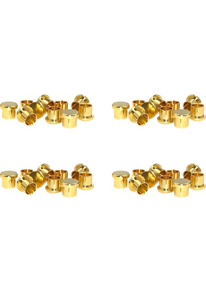 32PCS Altın Kaplama Rca Koruma Kapağı Tapa Kısa Devre Soketi Fono Konektörü Koruma Tapası Soket Koruma Kapağı (Yurt Dışından)