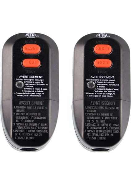 2pcs Gfcı Fiş Değiştirme, Yedek Fiş 2-Eğimli 15AMP 2-Telesen (Yurt Dışından)