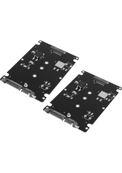 2x Siyah B + M Anahtar Soketi 2 M.2 Ngff (Sata) SSD - 2.5 Sata Adaptör Kartı (Yurt Dışından)