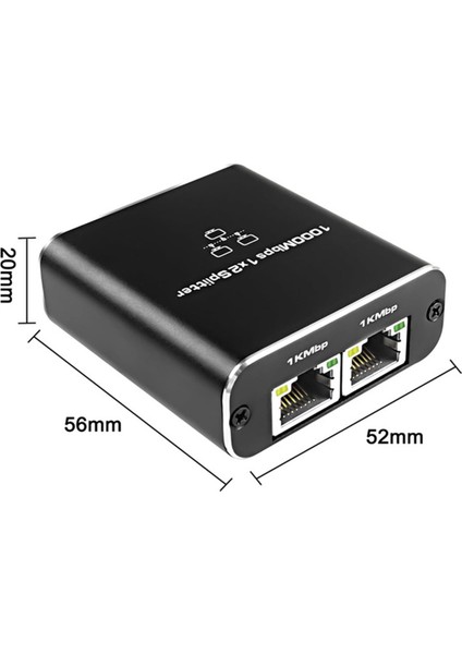 1000MBPS Ağ Splitter Ethernet Splitter 2 Pc Dizüstü Bilgisayar Ağı RJ45 Ayrıştırıcı 1&#39;de 1 Out Gigabite Ethernet Splitter (Yurt Dışından) modelleri