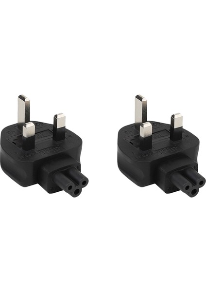 2x Ingiltere 33 Pimli Erkek-Iec 320 C5 Fiş, Ingiltere-C5 Ac Güç Adaptörü Ingiltere Fiş. Endüstriyel Ağır Dönüştürücü (Yurt Dışından)