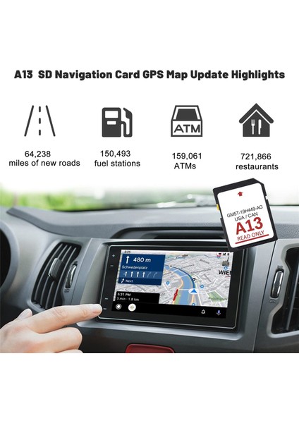 A13 Gezinme Kartı Son 2022 Gezinme Kartı Haritaları Senkronizasyon Sistemi Güncellemesi Abd/kanada Haritaları GM5T-19H449-AG (Yurt Dışından) fırsatları