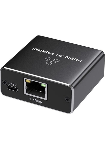 1&#39;de 2 Out Gigabit Ethernet Splitter 1000MBPS Yüksek Hızlı RJ45 Ağ Uzatma Kablo Konnektörü Cat5/5e/6/7/8 Splıte (Yurt Dışından)