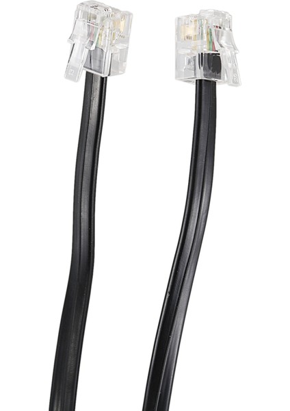 2x RJ11 6P4C Telefon Kablo Kablosu Adsl Modem 3 Metre (Yurt Dışından) indirimleri