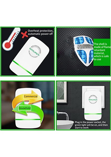 Watt Enerji Tasarrufunu Durdur, Power Tasarrufu Wattsave, Watt Enerji Tasarruf Cihazını Durdurun, Watt Housesholde Durdur - Us Plug (8 Paket) (Yurt Dışından) fırsatları