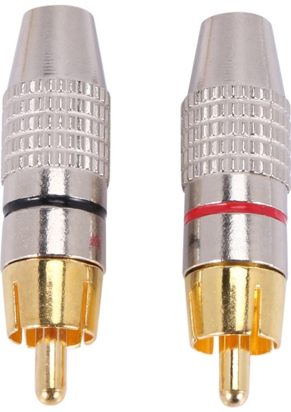 40 Pcs Rca Fiş Sesli Video Kilitleme Kablosu Bağlayıcı Altın Kaplama (Yurt Dışından) modelleri