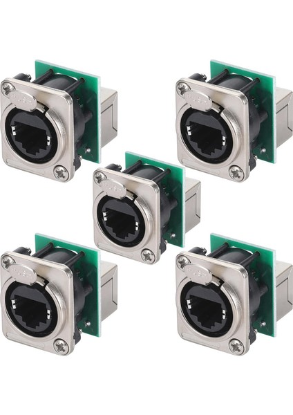 Ethercon RJ45 Şasi Soketi, D-N8FDP RJ45 Besleme/geçiş Paneli Montaj Jack, D Serisi Cat5 RJ45 Dikey Panel Mount Konektörü (Yurt Dışından)