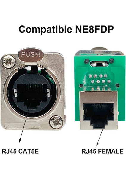 Ethercon RJ45 Şasi Soketi, D-N8FDP RJ45 Besleme/geçiş Paneli Montaj Jack, D Serisi Cat5 RJ45 Dikey Panel Mount Konektörü (Yurt Dışından) fiyatları