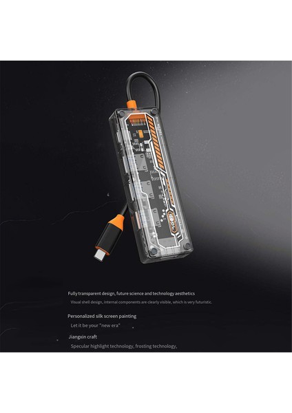 Pc Dizüstü Bilgisayar Için 5 USB 3.0 Hub Yerleştirme Istasyonu Usb2.0x2 Usb3.0 PD100W Usb3.0 PD100W Usb-C 4K@30Hz ile (Yurt Dışından) fırsatları