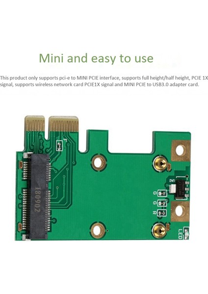 3x Pcıe&#39;den Mini Pcıe Adaptör Kartı, Verimli, Hafif ve Taşınabilir Mini Pcıe - Usb3.0 Adaptör Kartı (Yurt Dışından) fırsatları