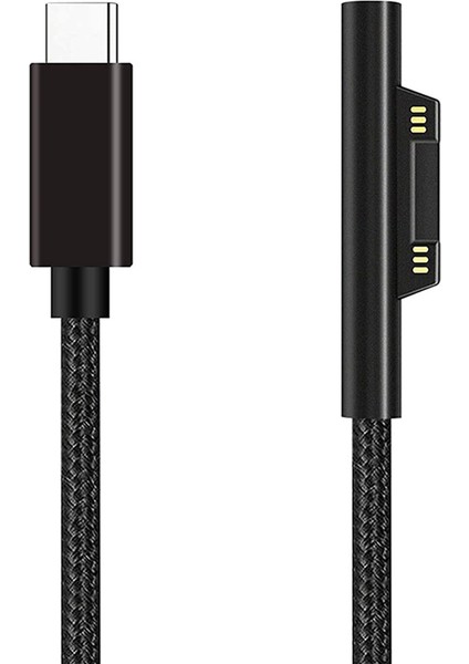 2x Naylon Örgülü Yüzey Usb-C Şarj Kablosu&#39;na Bağlan Yüzey Pro 7/6/5/4/3 Için 15V, Dizüstü Bilgisayar 3/2/1, Surface Go (Yurt Dışından) fiyatları