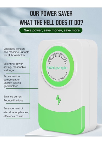 Enerji Verimliliği Için Elektrik Tasarruf Cihazı Elektrik Tasarrufu 90-250V 30KW Güç Tasarrufu Ingiltere Fişi Ile, B (Yurt Dışından) fırsatları