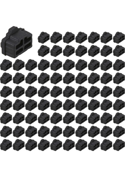 200PCS Siyah Ethernet Hub Port RJ45 Toz Kapak Kapağı Koruyucu Fişi RJ45 Arayüz Toz Fişi RJ45 Kadın Portu (Yurt Dışından) modelleri