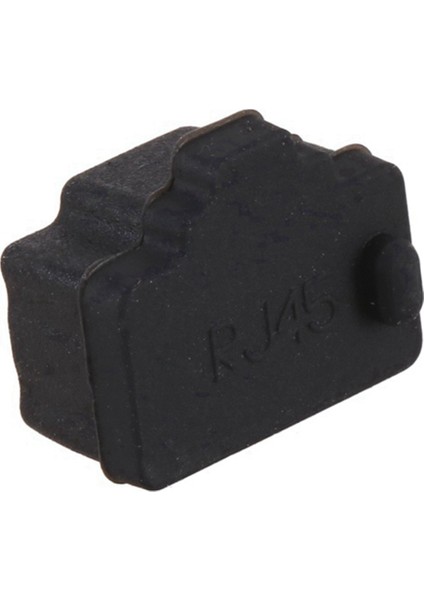 200PCS Siyah Ethernet Hub Port RJ45 Toz Kapak Kapağı Koruyucu Fişi RJ45 Arayüz Toz Fişi RJ45 Kadın Portu (Yurt Dışından) indirimleri