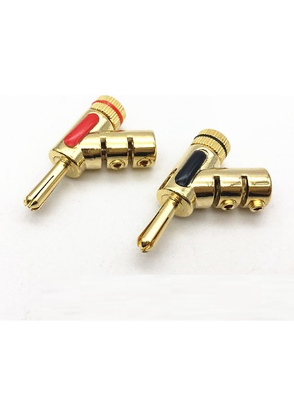 4pcs Muz Fiş Bakır Altın Kaplama Y Şekilli Hoparlör Kablo Fiş Kilitleme Muz Fiş Konnektörü Hifi Jak Ses Adaptörü (Yurt Dışından) fırsatları