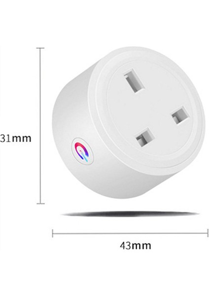 4x Tuya Zigbee Akıllı Soket 16A Ev Güçleri Monitör Güçleri Outlet Akıllı Yaşam Ses Kontrolü Alexa Zamanlama Dıy Uk Fiş (Yurt Dışından) modelleri