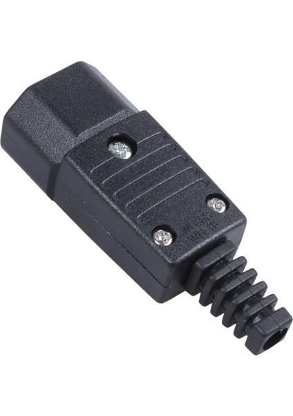 20X Siyah IEC-320 C14 Erkek Fiş Ac Güç Giriş Soket Konnektörü 250V 10A (Yurt Dışından) fırsatları