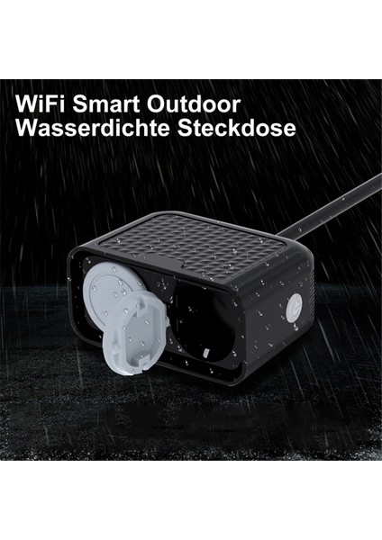 Ab Wifi Akıllı Açık Güç Soketi Su Geçirmez IP44 Apple Homekit Socket Alexa Ab Fişi Için Uzaktan Kumanda Zamanlaması (Yurt Dışından) modelleri