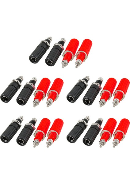 20 Adet Metal Gövde 4mm Dişi Muz Soketi 7mm Iplik Bağlama Sonrası Terminaller (Yurt Dışından)