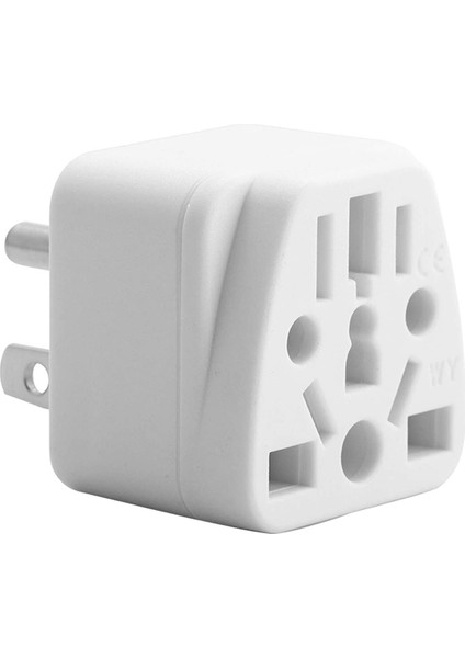 6x Abd Seyahat Fişi Adaptörü Ab/uk/au/ın/cn/jp/asıa/italya/brezilya&#39;ya Abd&#39;ye (Tip B), 3 Prong Abd Fişi, Şarj Converter Beyaz (Yurt Dışından) indirimleri