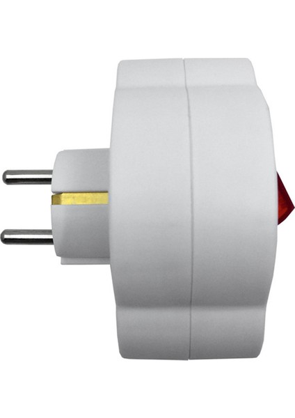 2x Ab Standart Çoklu Fiş 250V 16A Çıkış Anahtarı ile Çift Soket Dönüştürme Soketi Güç Adaptörü Ab Fişi (Yurt Dışından) modelleri