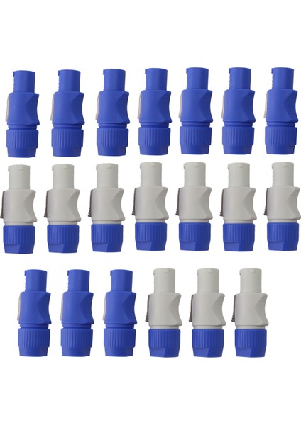 20PCS NAC3FCA NAC3FCB Speakon Fiş 3 Pin Erkek Powercon Konnektörü 20A 250V Ac Elektrik Fiş Konnektörü Mavi ve Gri Beyaz (Yurt Dışından) modelleri