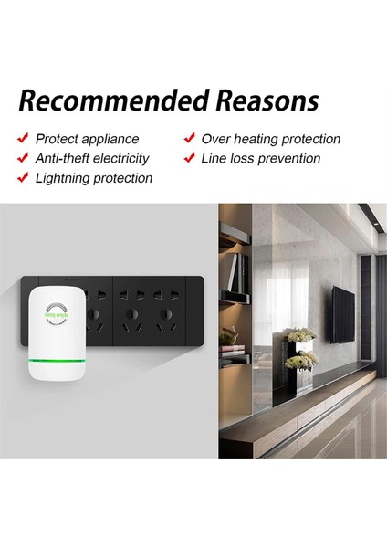 4pcs Güç Tasarrufu, Enerji Tasarrufu Sağlayıcı, Elektrik Tasarrufu Kutusu Ev Ofis Piyasası Cihazı Elektrikli Akıllı Abd Fişi (Yurt Dışından) modelleri