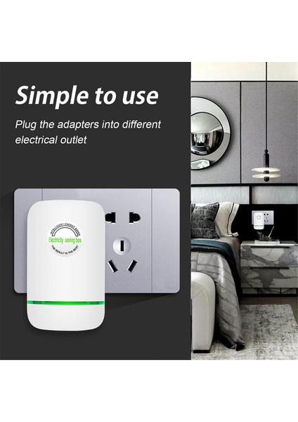 4pcs Güç Tasarrufu, Enerji Tasarrufu Sağlayıcı, Elektrik Tasarrufu Kutusu Ev Ofis Piyasası Cihazı Elektrikli Akıllı Abd Fişi (Yurt Dışından) indirimleri