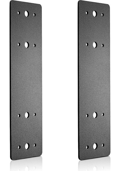 Kiriş Konektörlerine 2 Adet, Düz Çelik Düz Plaka, Tamir Plakası I Şekil Braketi, Siyah Toz Boyalı I Askılı (Yurt Dışından)