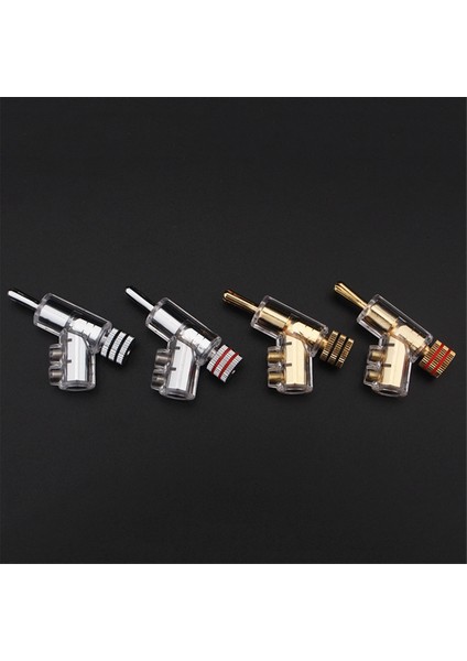 2pcs Kendi Kendine Kilitlenen Muz Fişi Y Şekilli Adaptör Hi-Ucu Bakır Hoparlör Terminal Konnektörü Ses Amplifikatörü Rhodyum Kaplama (Yurt Dışından) modelleri