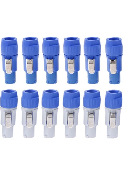 12PCS NAC3FCA NAC3FCB Powercon Konnektörü 3 Pin Erkek Powercon Konnektörü 20A 250V Ac Elektrik Fiş Konnektörü (Yurt Dışından)