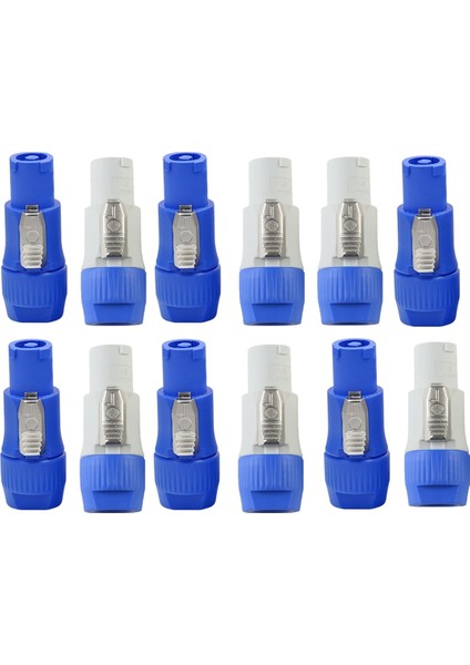 12PCS NAC3FCA NAC3FCB Powercon Konnektörü 3 Pin Erkek Powercon Konnektörü 20A 250V Ac Elektrik Fiş Konnektörü (Yurt Dışından) fiyatları