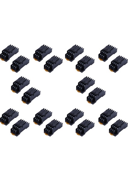 20PCS PYF14A Dın Demiryolu Gücü Rölesi Soket Tabanı MY4NJ HH54P My4 Için 14 Pin 4 (Yurt Dışından)