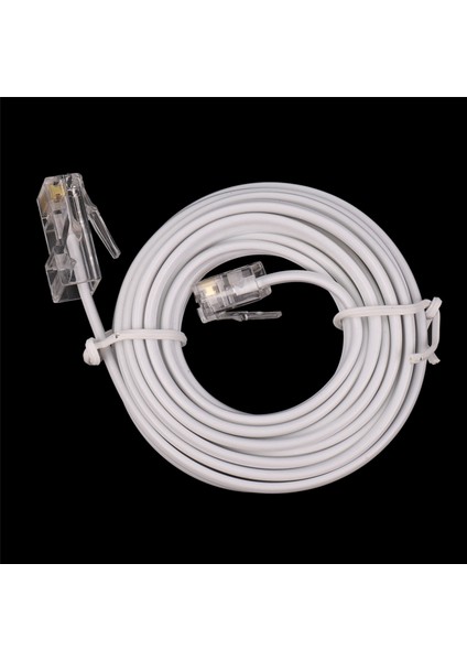10X RJ11 6P4C - RJ45 8P4C Modüler Telefon Internet Uzatma Kablosu 3 Metre (Yurt Dışından) fiyatları