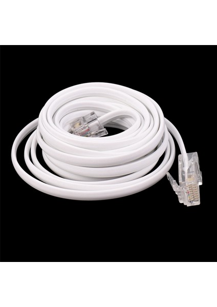 10X RJ11 6P4C - RJ45 8P4C Modüler Telefon Internet Uzatma Kablosu 3 Metre (Yurt Dışından) indirimleri
