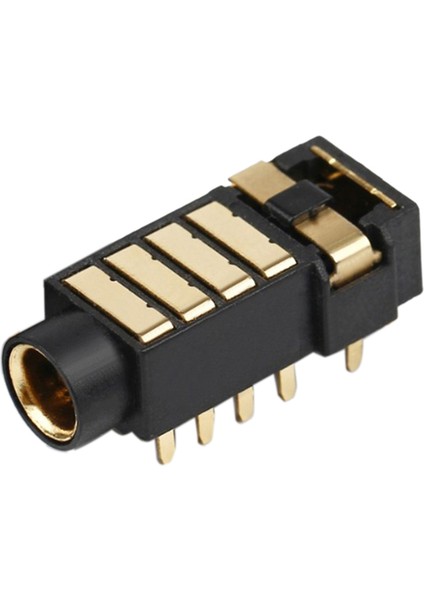 12 Pim 4.4mm 5 Kutuplu Stereo Kulaklık Dengeli Dişi Fiş Ses Jakı Metal Adaptör Tel Konektörü (Yurt Dışından)