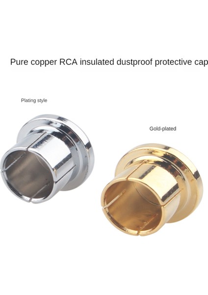 12PCS Altın Kaplama Rca Koruma Kapağı Kısa Devre Soketi Fono Konnektörü Rca Koruma Soketi Koruma Kapağı, Altın (Yurt Dışından)