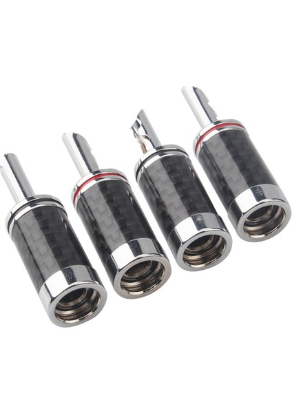 24PCS Banana Tapaları Hi-End Hifi Dıy Karbon Fiber Bakır Kaplamalı Rodyum Elektrik Sesli Kriko Banana Konnektör Tapası (Yurt Dışından) fırsatları